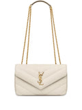 Saint Laurent Small Loulou Shoulder Bag — Same as shown — Size One Size — Front View