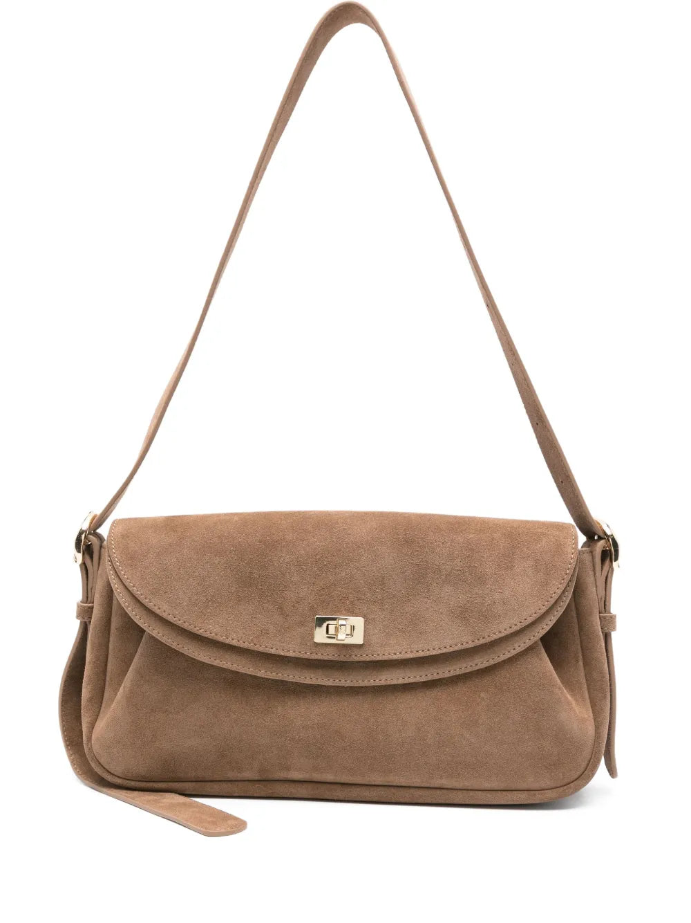 Sandro Suede Shoulder Bag — Same as shown — Size One Size — Front View