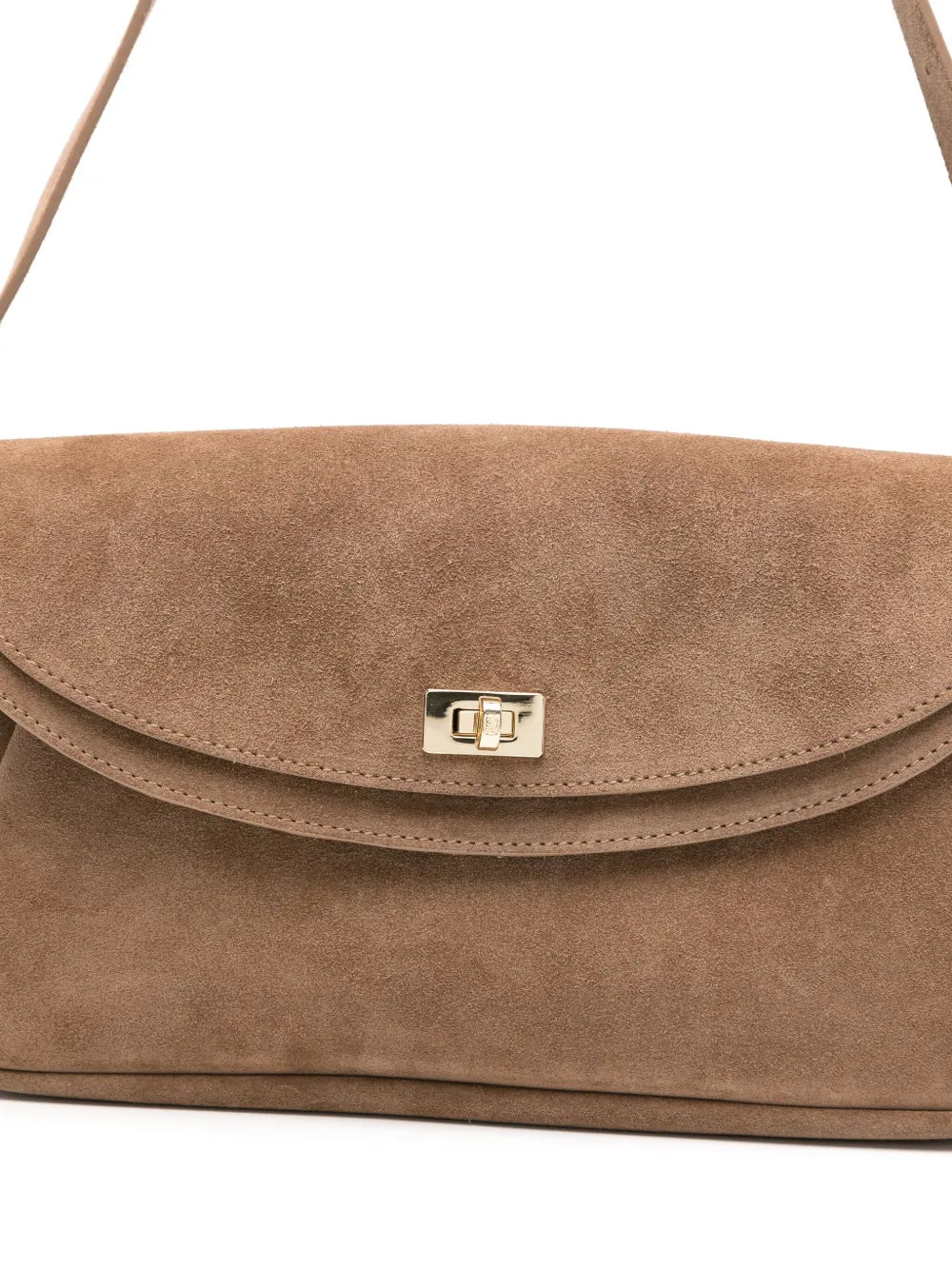 Sandro Suede Shoulder Bag — Same as shown — Size One Size — Top View