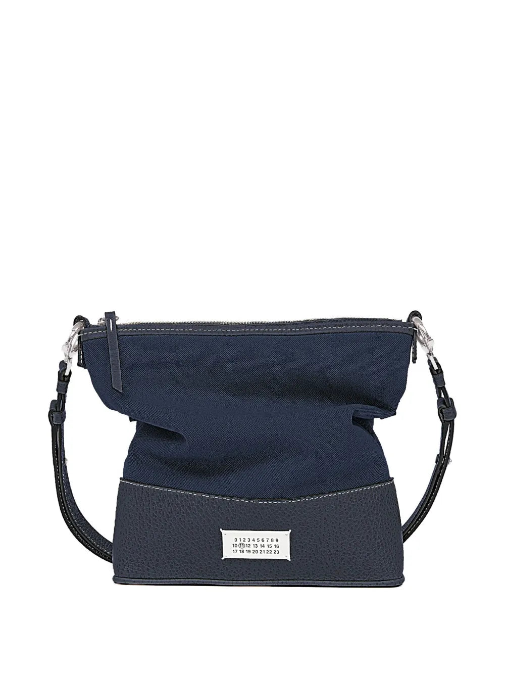 Maison Margiela Top Zip Leather Shoulder Bag — Same as shown — Size One Size — Top View