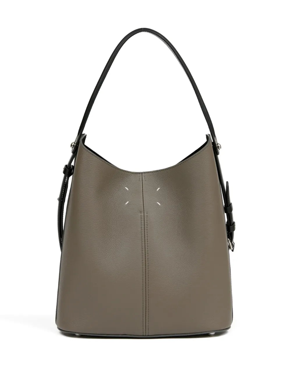 Maison Margiela Dress Age Dual Strap Leather Shoulder Bag — Same as shown — Size One Size — Top View