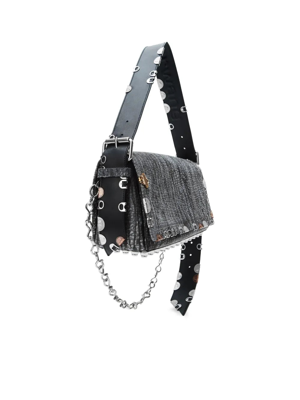 Alexander Wang Studded Chain Shoulder Bag — Same as shown — Size One Size — Top View