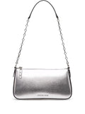 Michael Michael Kors Empire Metallic Leather Shoulder Bag — Same as shown — Size One Size — Front View