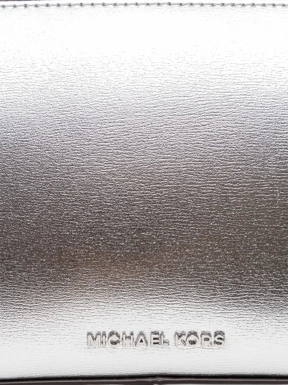 Michael Michael Kors Empire Metallic Leather Shoulder Bag — Same as shown — Size One Size — Top View