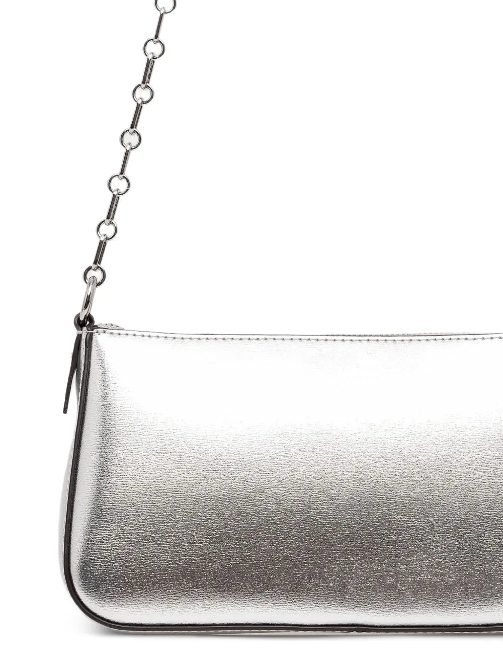 Michael Michael Kors Empire Metallic Leather Shoulder Bag — Same as shown — Size One Size — Back View
