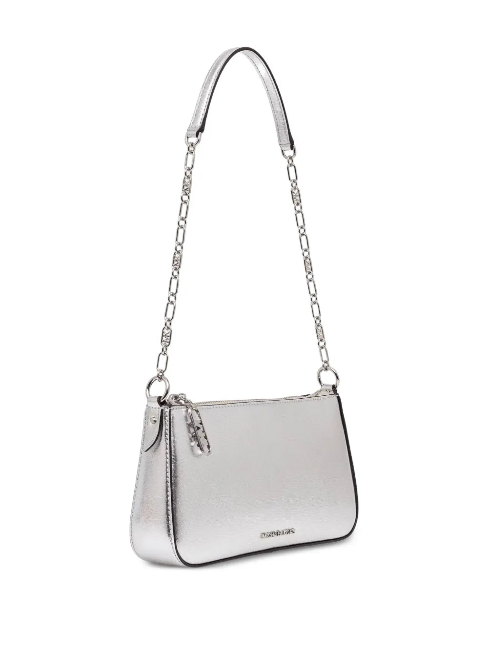 Michael Michael Kors Empire Metallic Leather Shoulder Bag — Same as shown — Size One Size — Side View