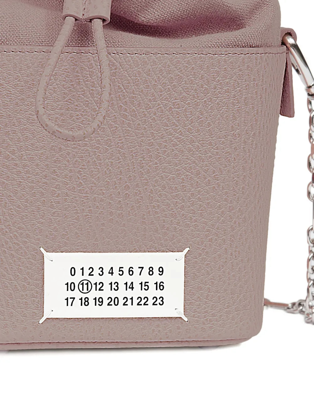 Maison Margiela Drawstring Bucket Leather Shoulder Bag — Same as shown — Size One Size — Top View