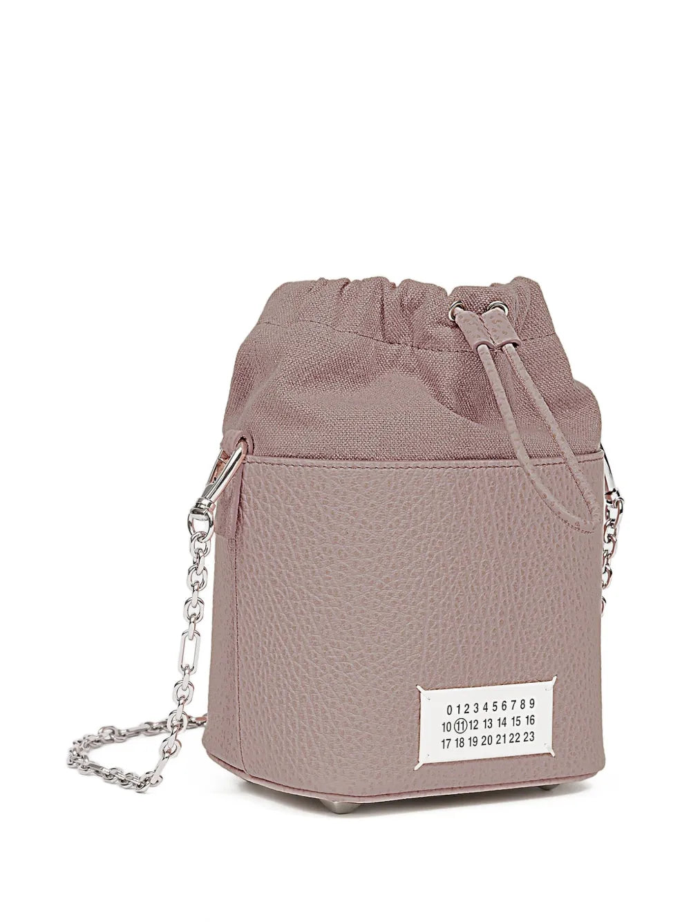 Maison Margiela Drawstring Bucket Leather Shoulder Bag — Same as shown — Size One Size — Back View