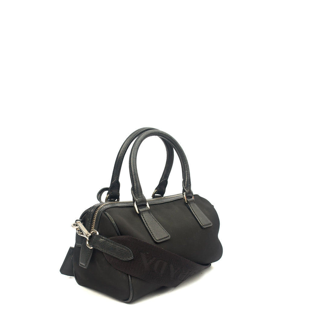Prada Mini Bag Re-Nylon Crossbody in Black, Nylon — Alternate View 9