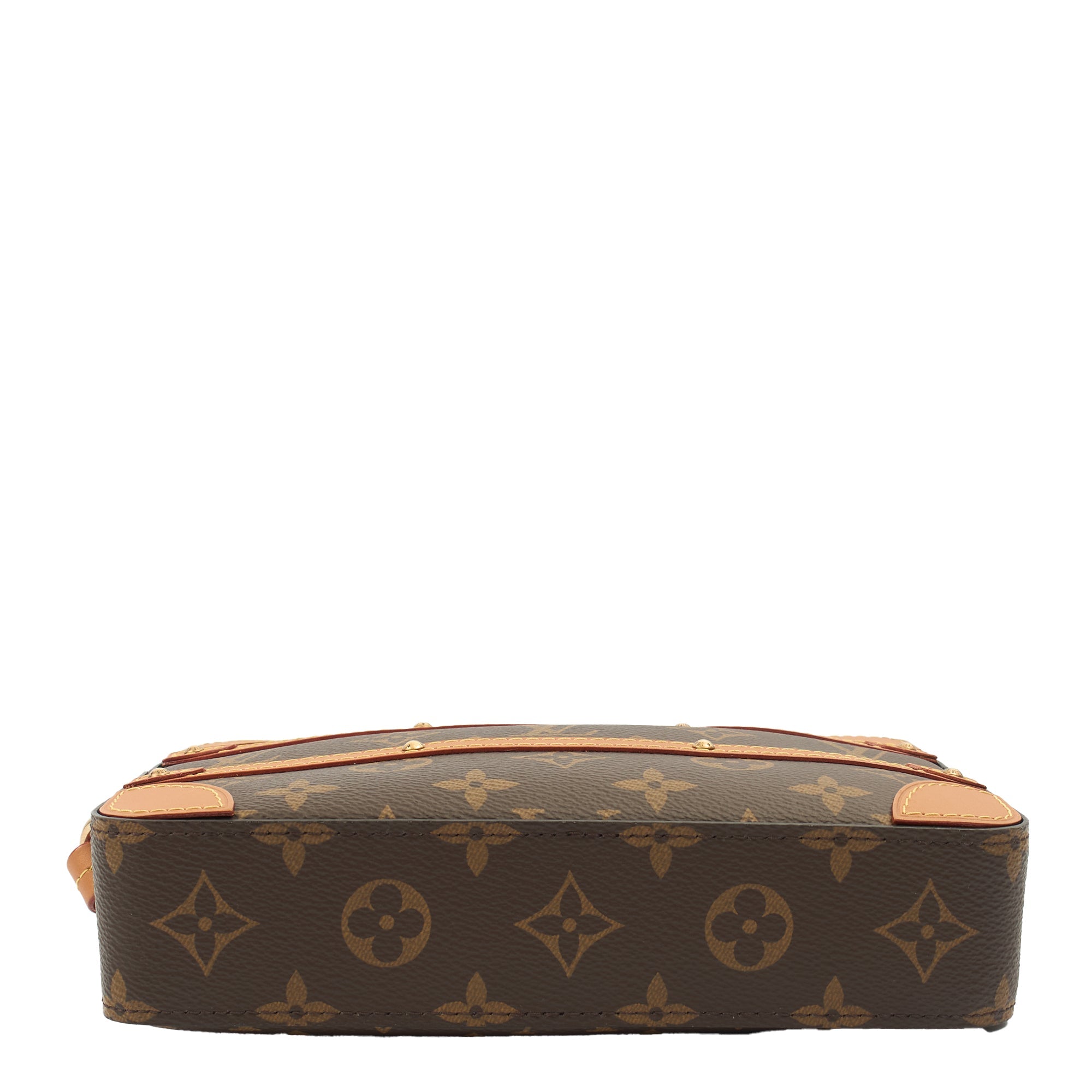 Louis Vuitton Clutch Soft Trunk  in Monogram, Canvas — Top View