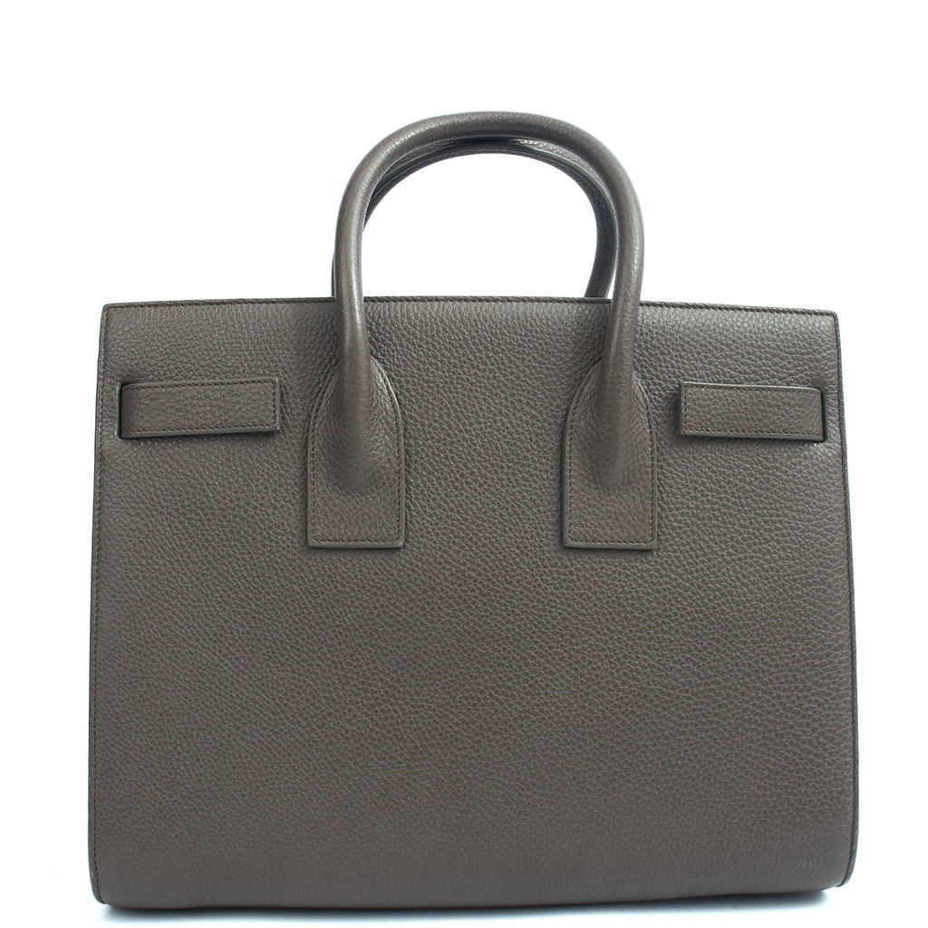 Saint Laurent Tote Sac de Jour in Taupe, Calfskin Leather — Alternate View 9