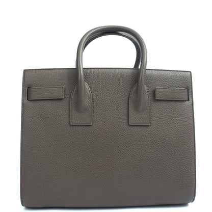 Saint Laurent Tote Sac de Jour in Taupe, Calfskin Leather — Alternate View 9