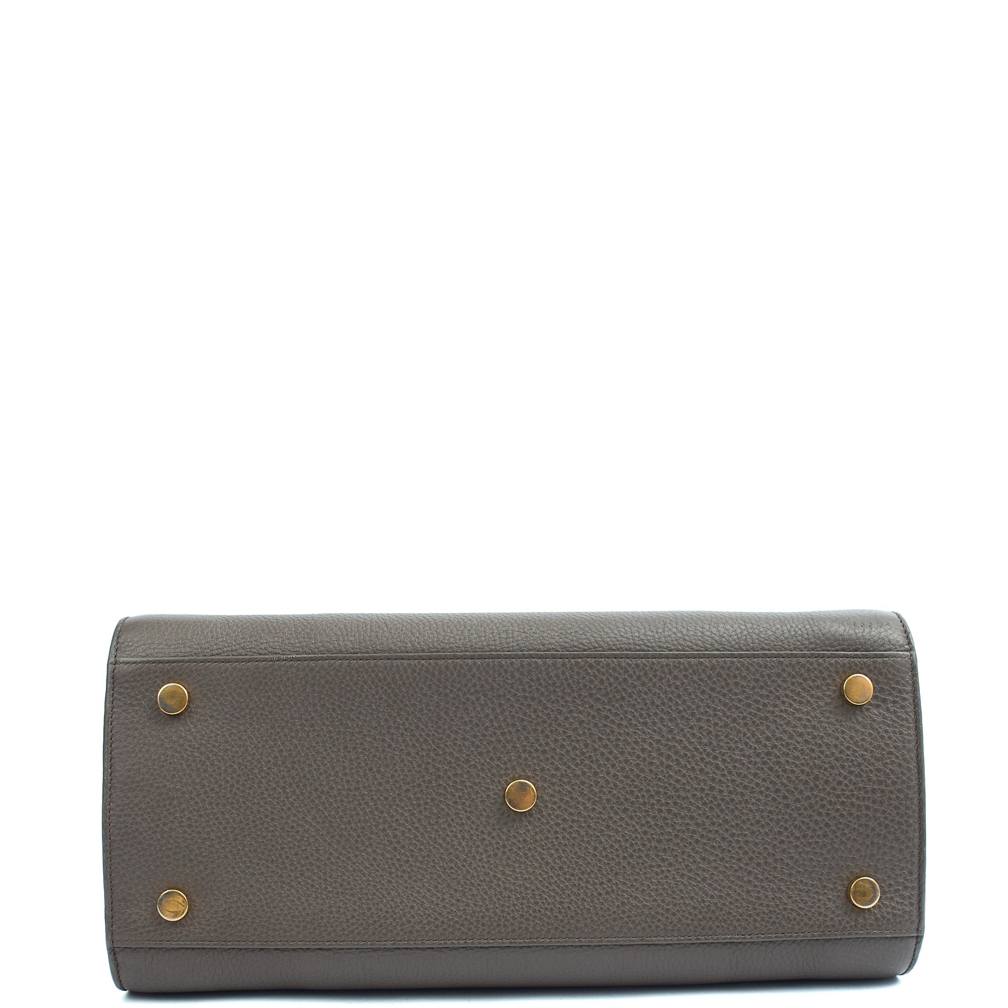 Saint Laurent Tote Sac de Jour in Taupe, Calfskin Leather — Top View