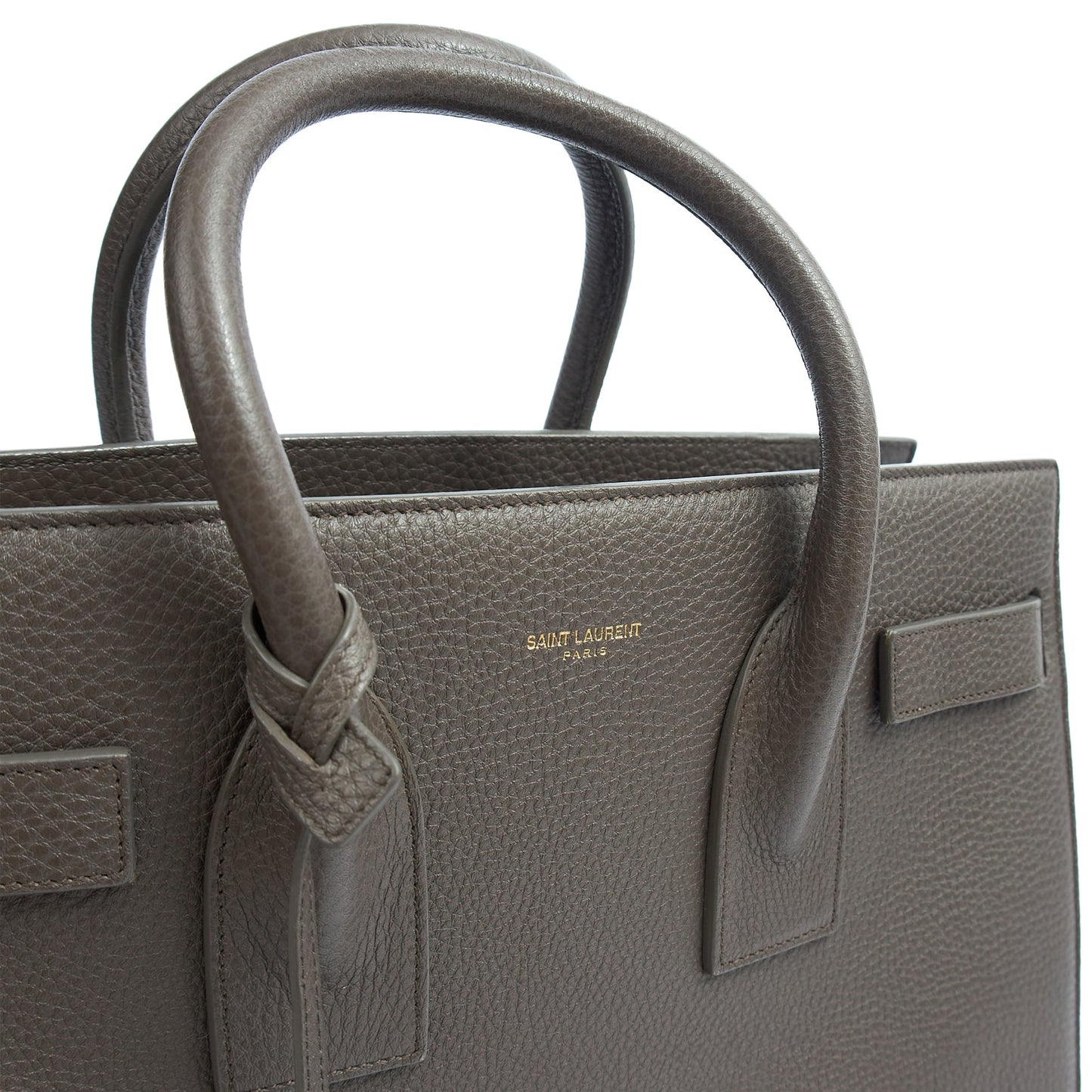 Saint Laurent Tote Sac de Jour in Taupe, Calfskin Leather — Alternate View 12