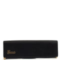Gucci Clutch Clutch in Black, Velvet — Front View