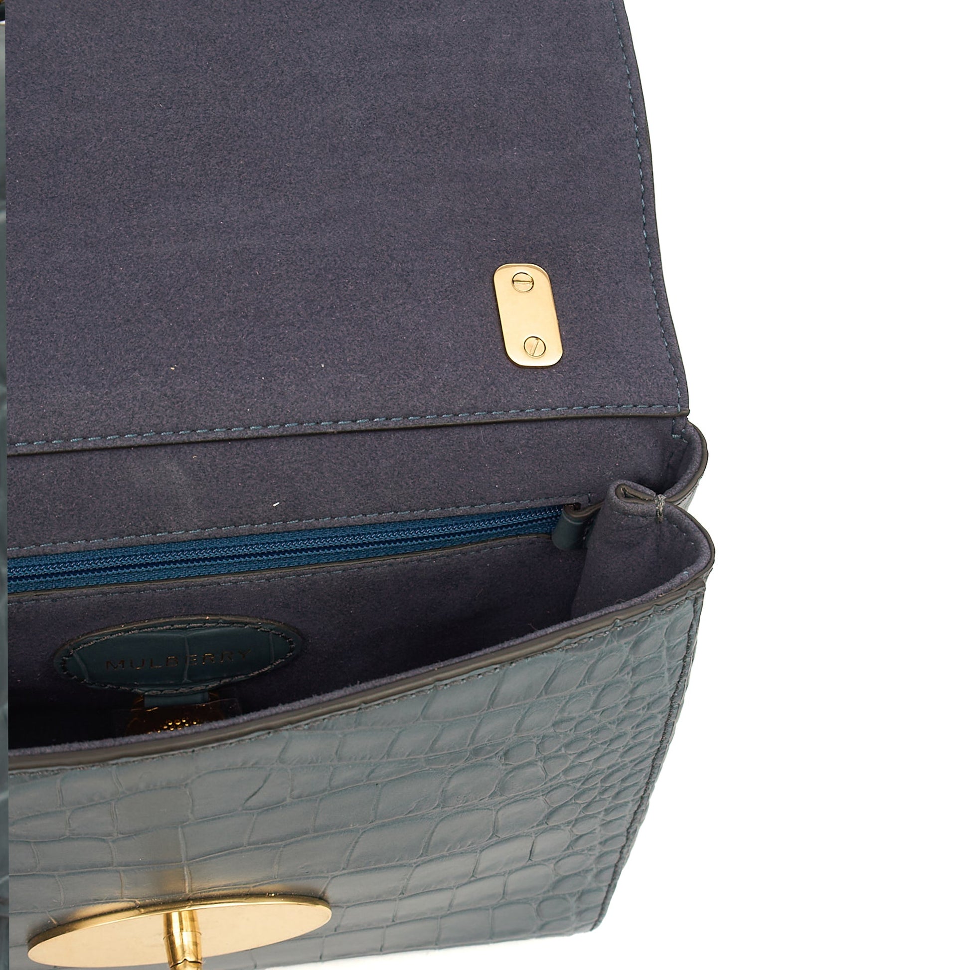 Mulberry Cross Body Lily in invalid, Exotic Effect Leather — Detail View
