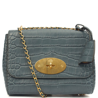 Mulberry Cross Body Lily in invalid, Exotic Effect Leather — Front View