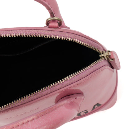 Balenciaga Cross Body Ville Top Handle XXS in Pink, Patent Leather — Alternate View 7
