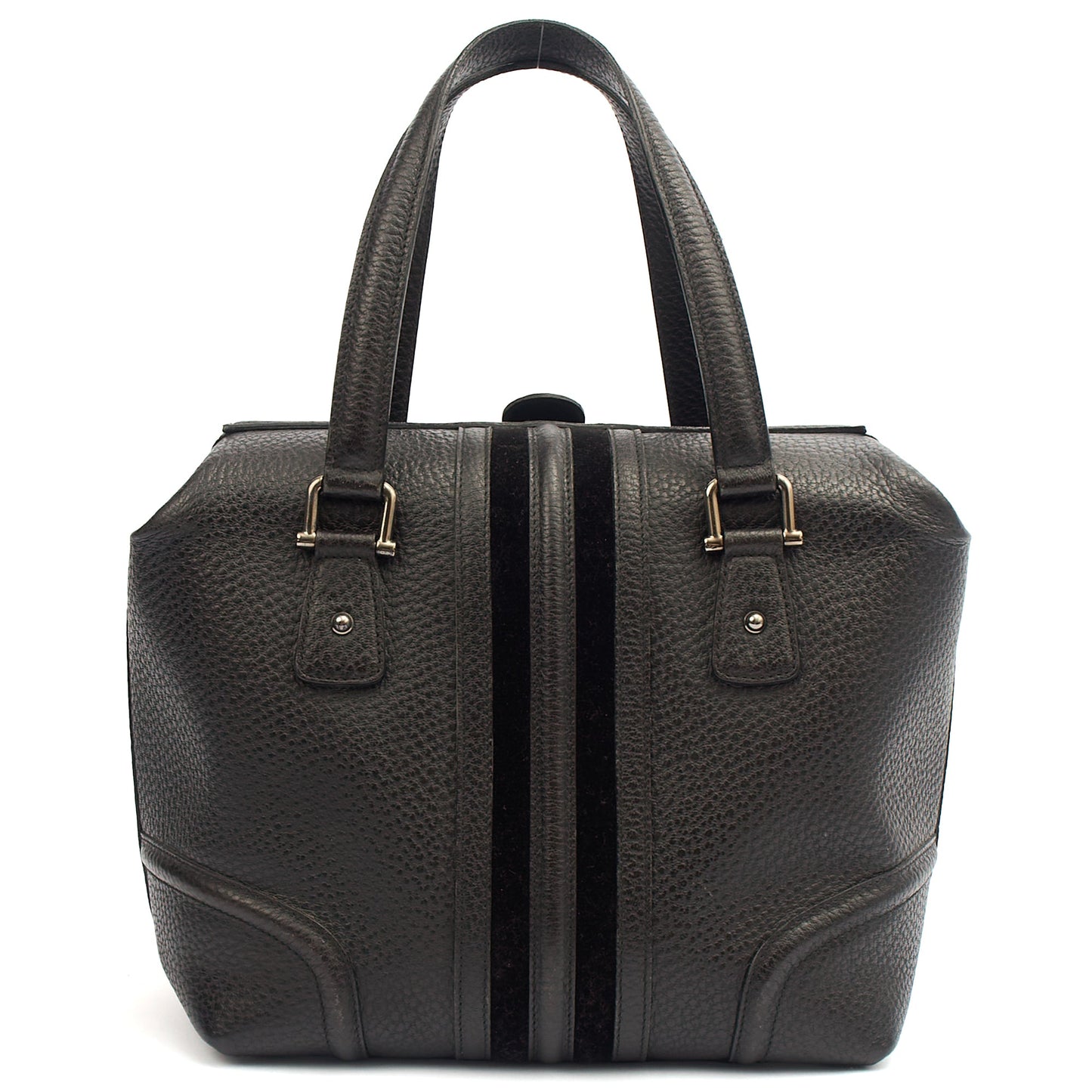 Gucci Tote Supreme Cherry Bag in Black, Leather — Alternate View 9