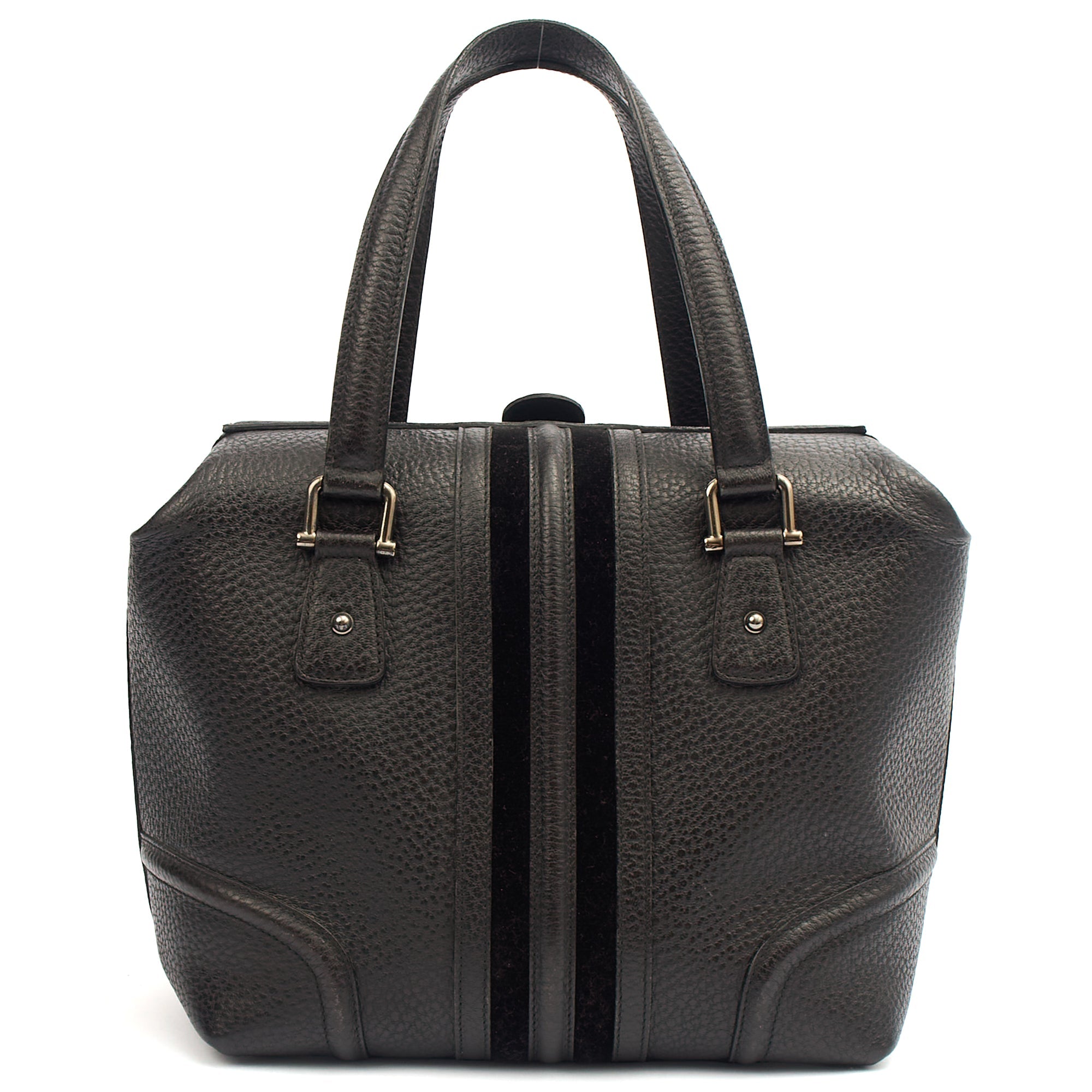 Gucci Tote Supreme Cherry Bag in Black, Leather — Alternate View 9