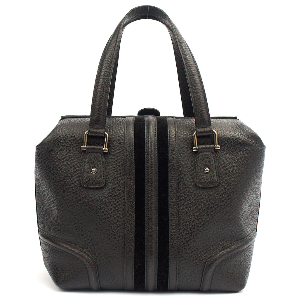 Gucci Tote Supreme Cherry Bag in Black, Leather — Alternate View 15