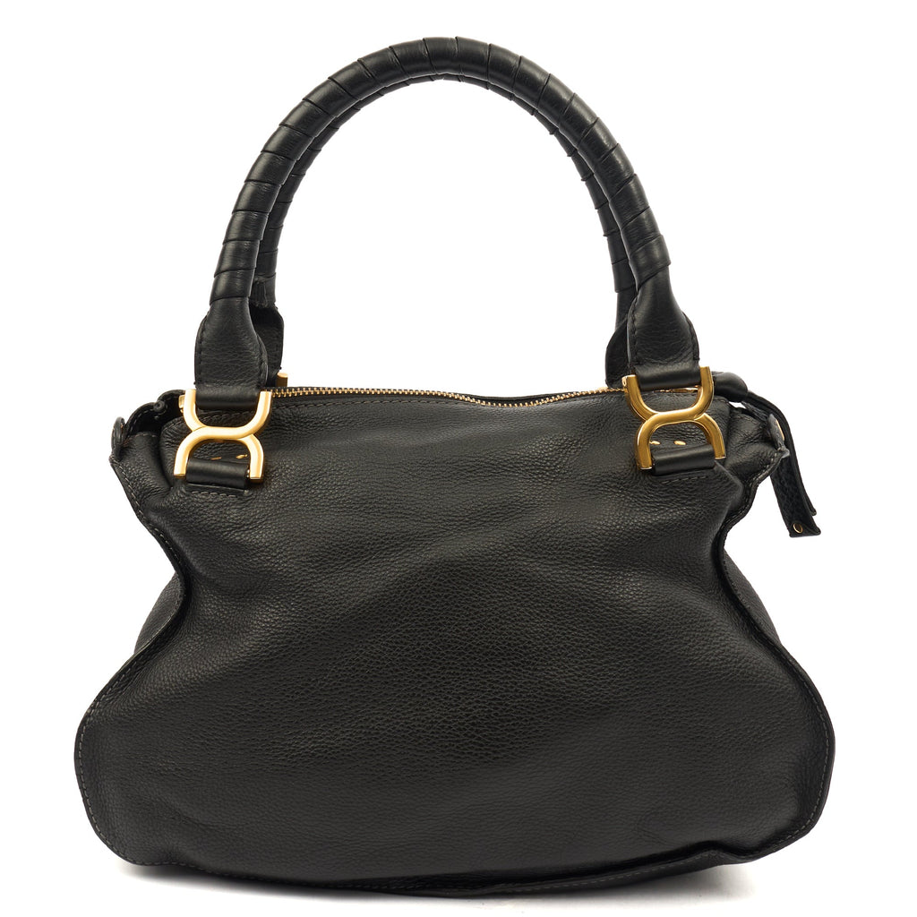 Chloe Tote Paraty - Medium  in Black, Calfskin Leather — Alternate View 10