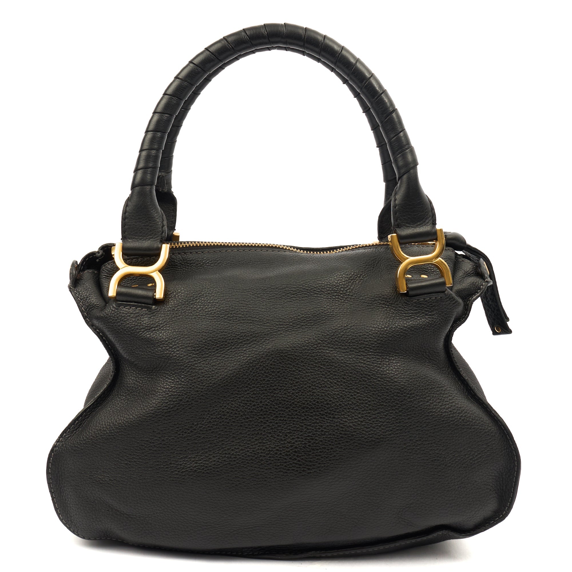 Chloe Tote Paraty - Medium  in Black, Calfskin Leather — Alternate View 10