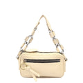 Chloe Shoulder Bag Shoulder Bag in Cream, Leather — Front View