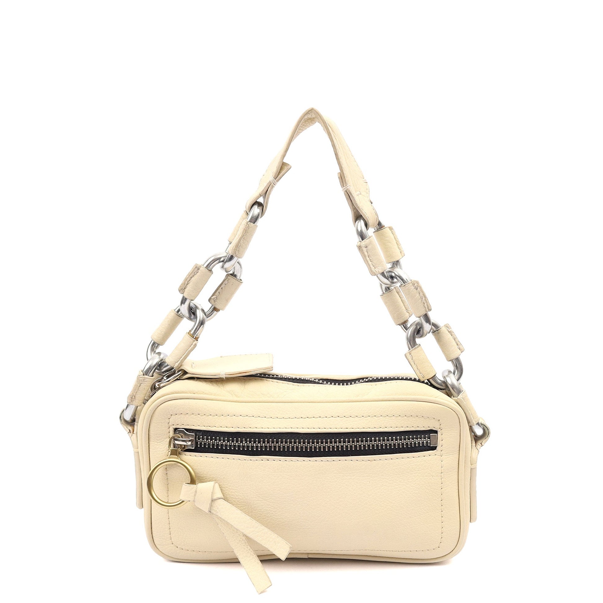 Chloe Shoulder Bag Shoulder Bag in Cream, Leather — Alternate View 13