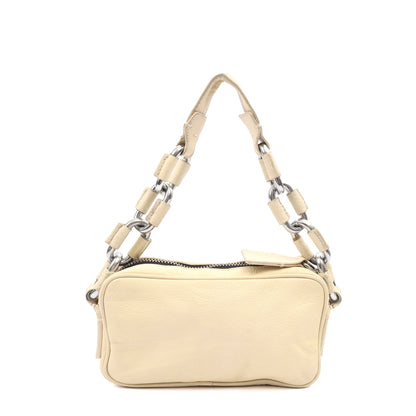 Chloe Shoulder Bag Shoulder Bag in Cream, Leather — Alternate View 15