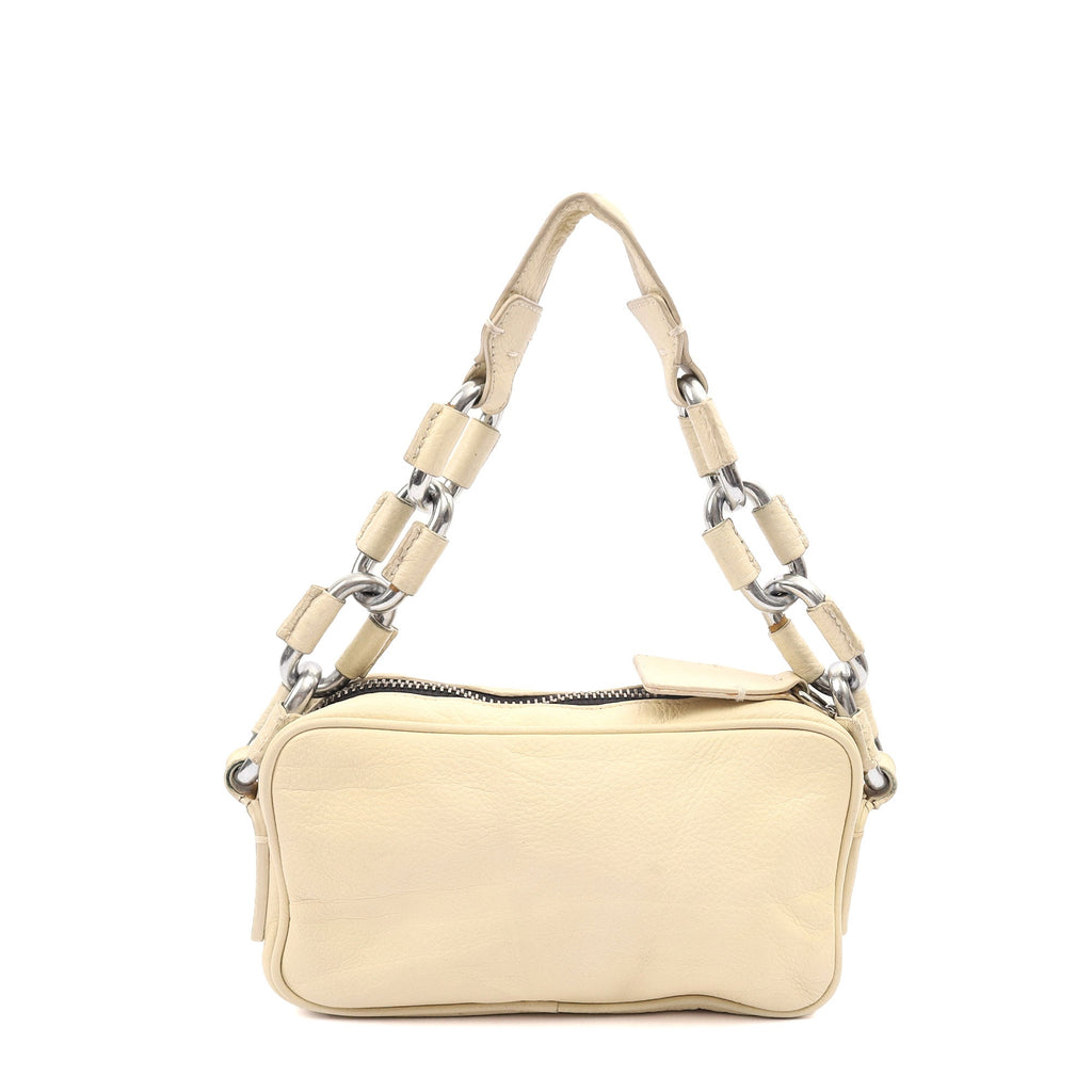 Chloe Shoulder Bag Shoulder Bag in Cream, Leather — Alternate View 9