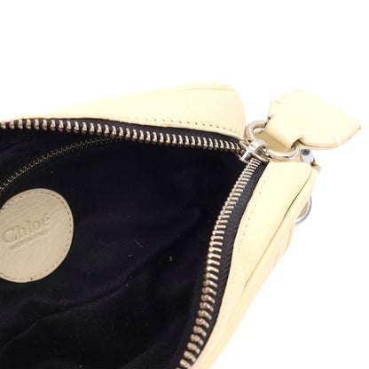 Chloe Shoulder Bag Shoulder Bag in Cream, Leather — Alternate View 17