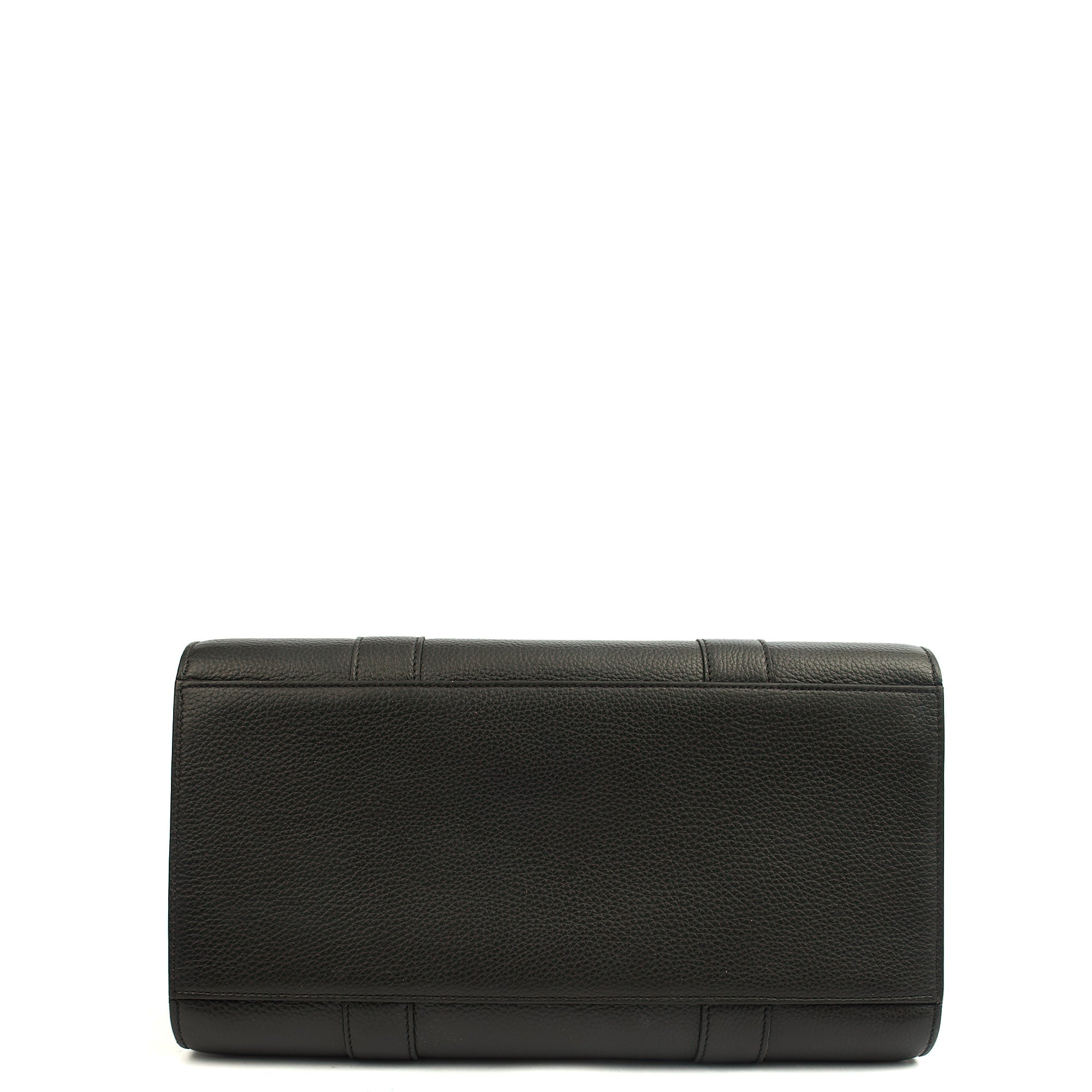 Mulberry Tote Zipped Bayswater in Black, Calfskin Leather — Detail View