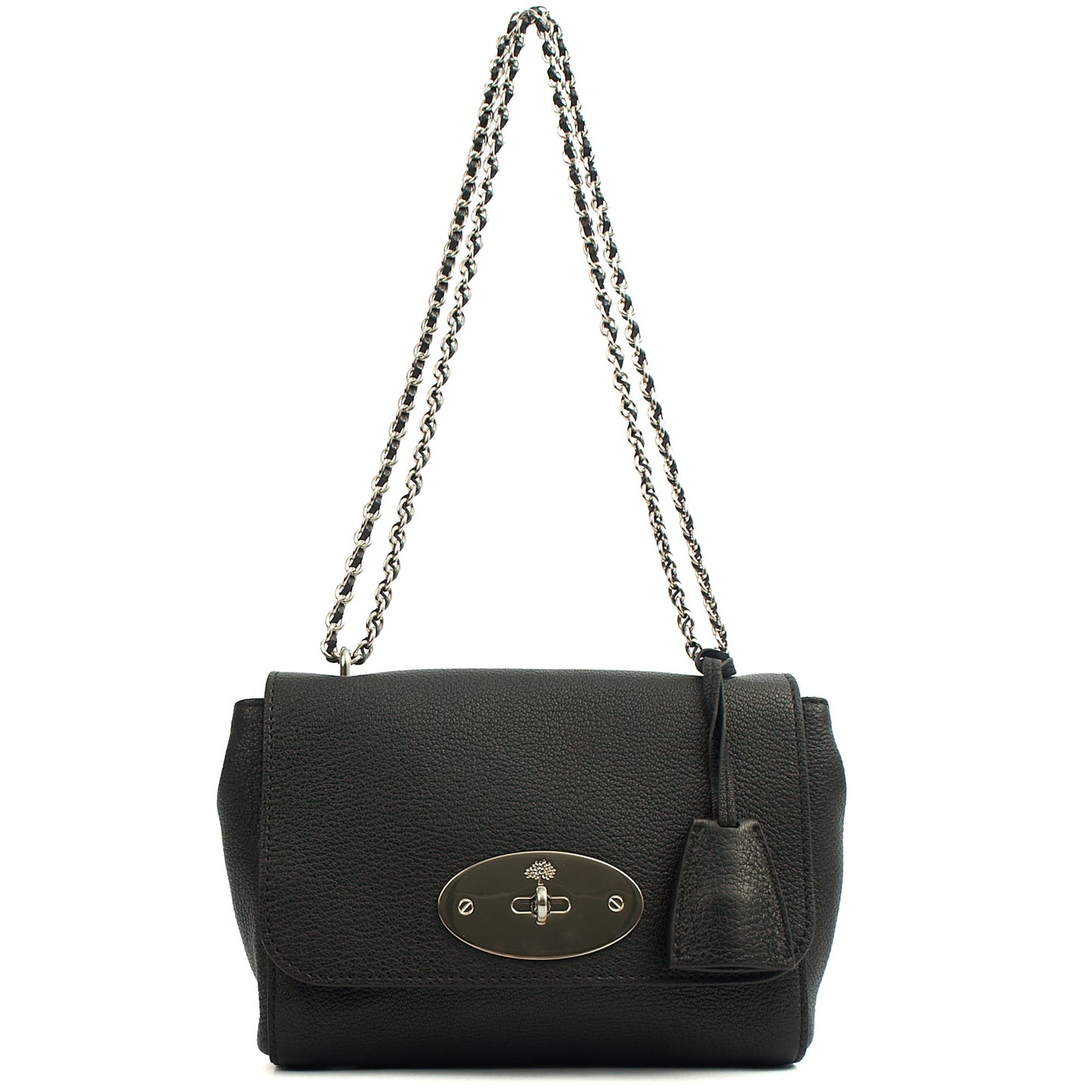 Mulberry Cross Body Lily in Black, Leather — Back View