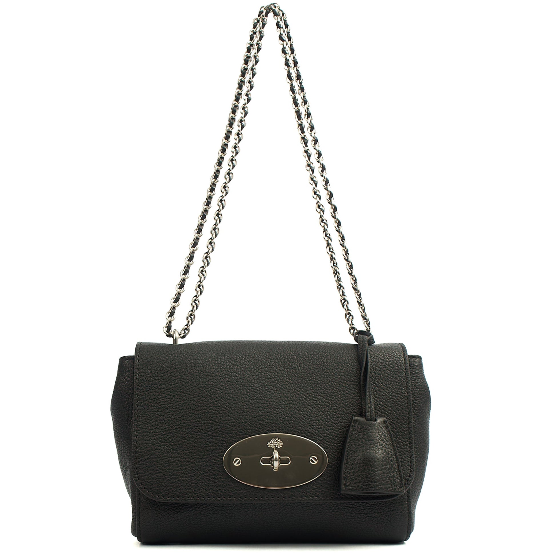 Mulberry Cross Body Lily in Black, Leather — Back View