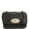 Mulberry Cross Body Lily in Black, Leather — Front View