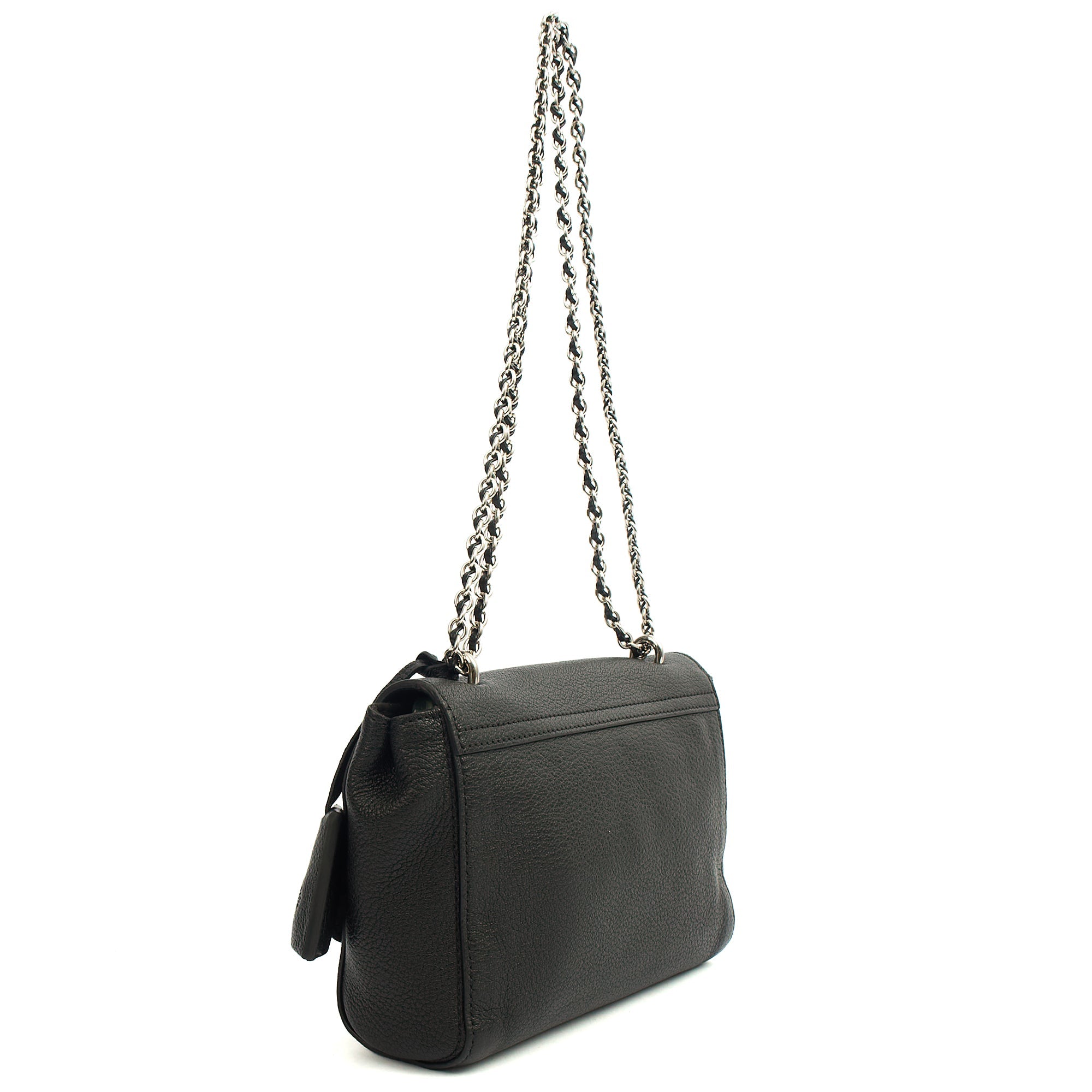 Mulberry Cross Body Lily in Black, Leather — Top View