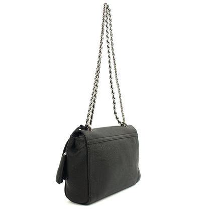 Mulberry Cross Body Lily in Black, Leather — Top View