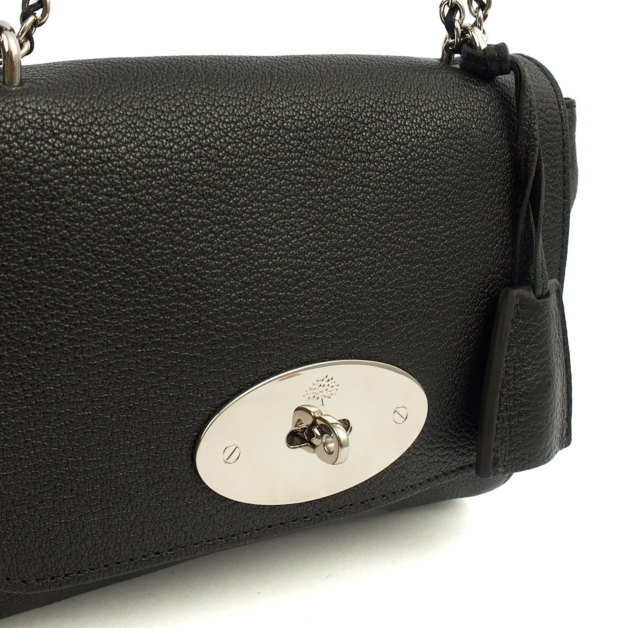 Mulberry Cross Body Lily in Black, Leather — Side View