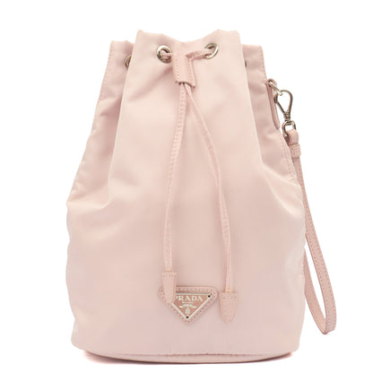 Prada Bucket Bag Bucket Bag in Pink, Nylon — Alternate View 7