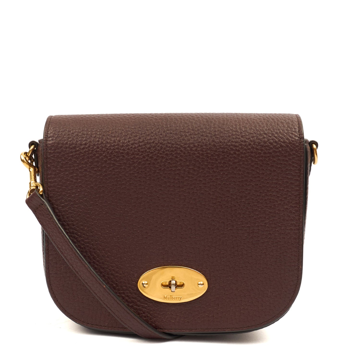 Mulberry Cross Body Darley - Small in Purple, Leather — Front View