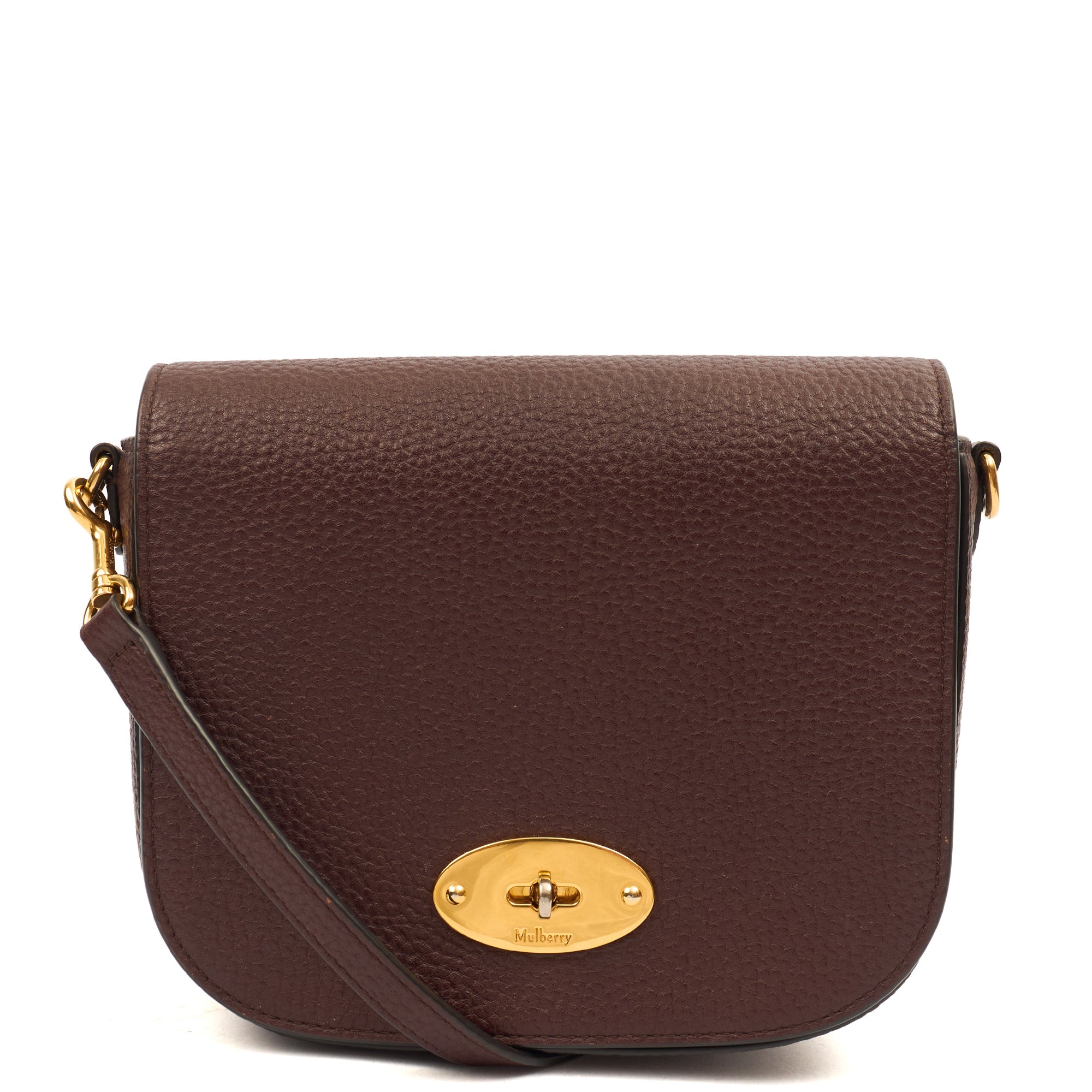 Mulberry Cross Body Darley - Small in Purple, Leather — Front View
