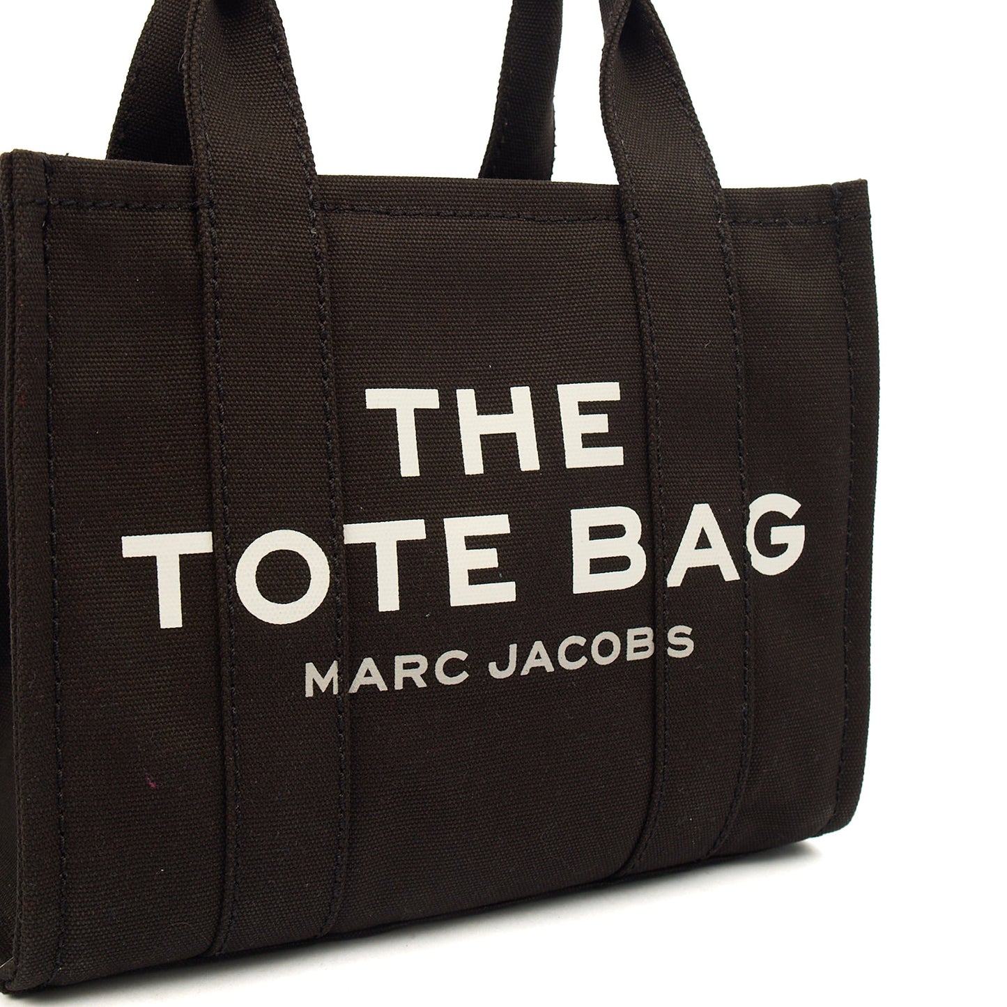 Marc Jacobs Tote The Tote Bag in Black, Fabric — Side View