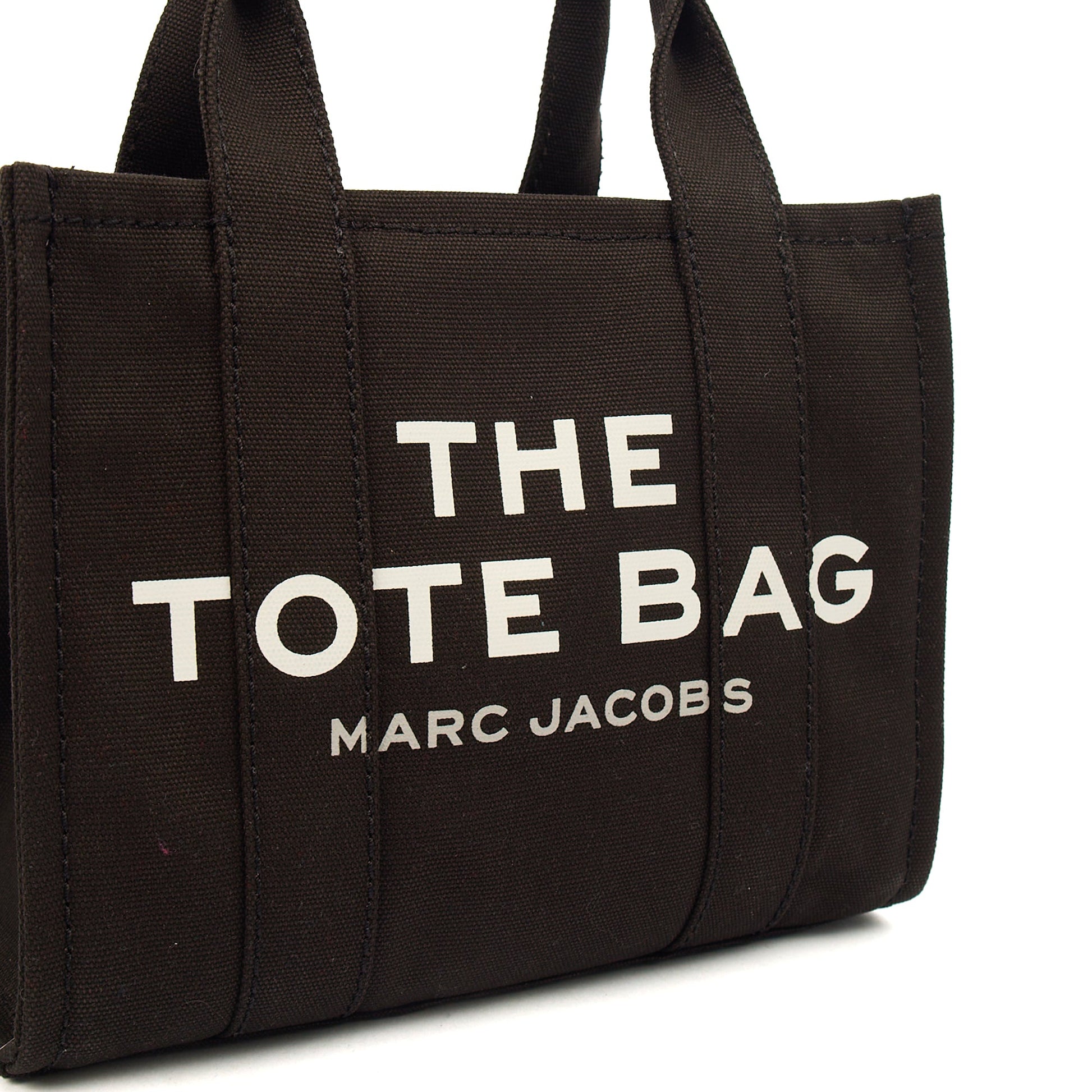 Marc Jacobs Tote The Tote Bag in Black, Fabric — Side View