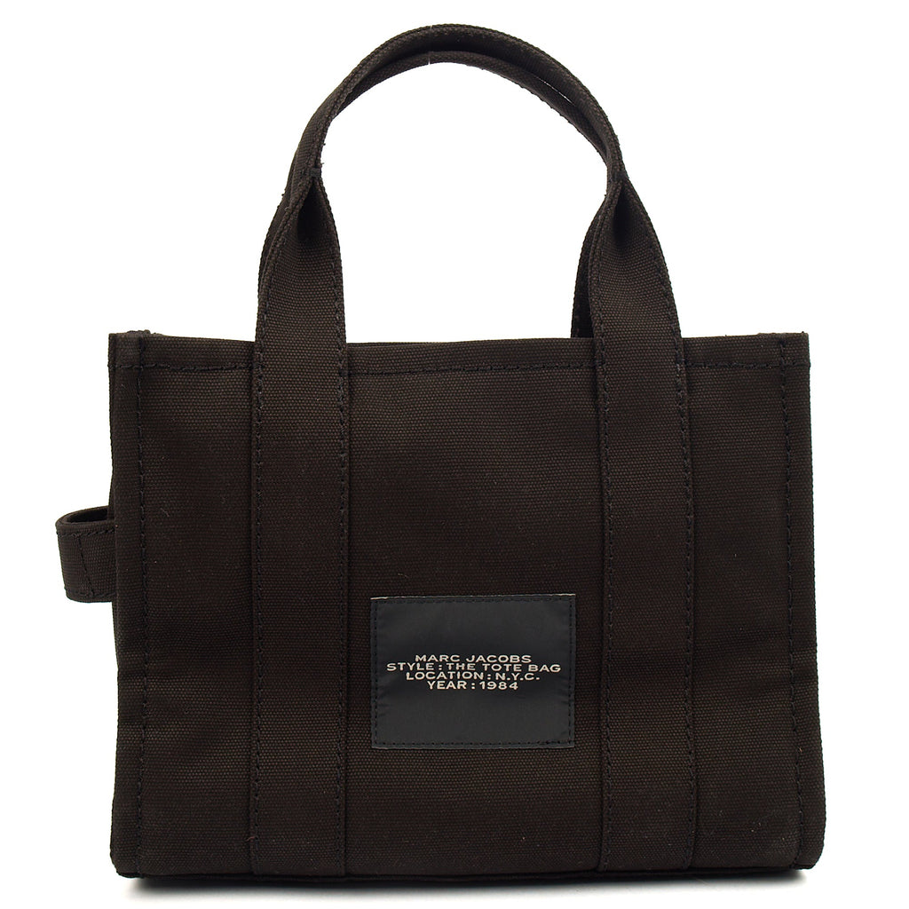 Marc Jacobs Tote The Tote Bag in Black, Fabric — Top View