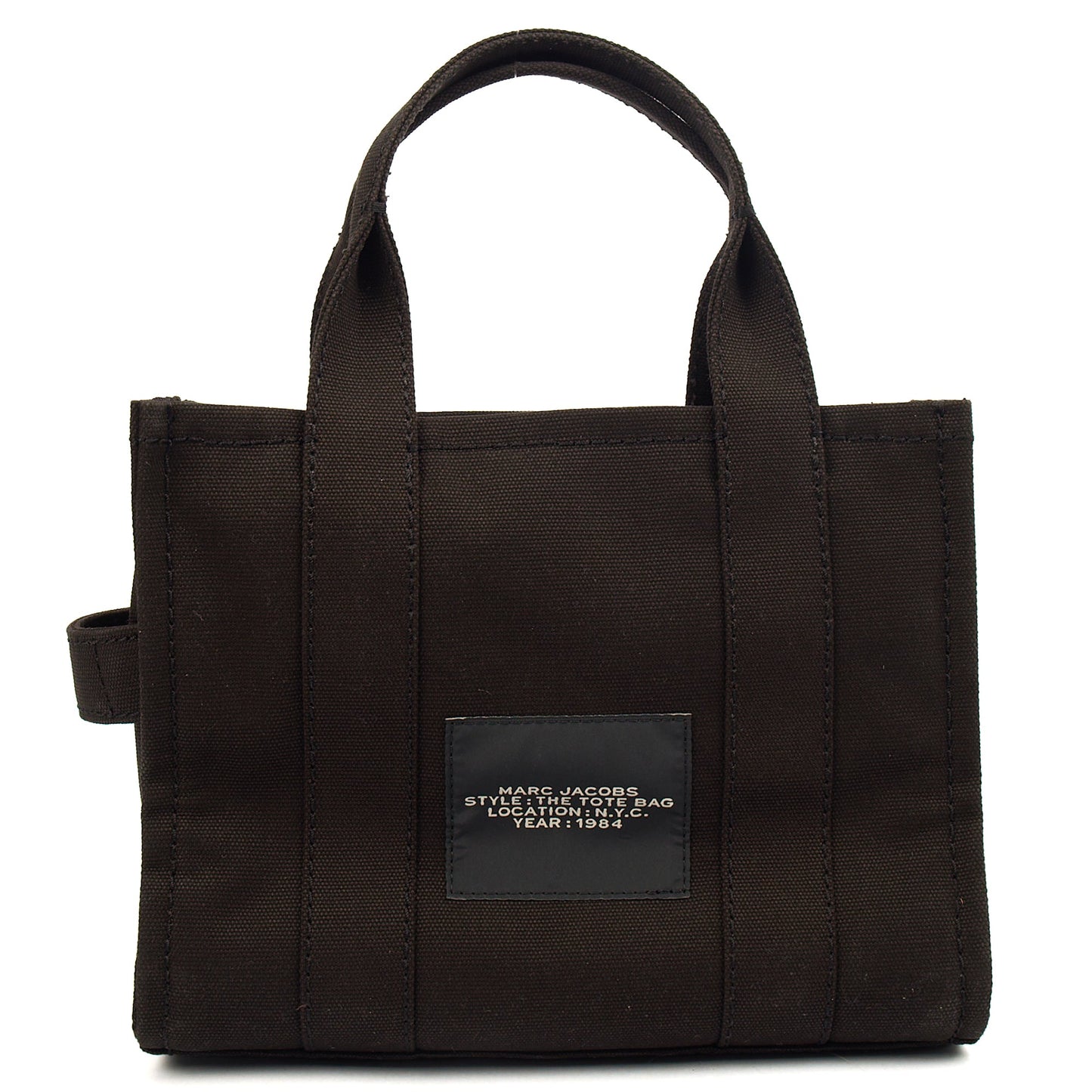Marc Jacobs Tote The Tote Bag in Black, Fabric — Top View