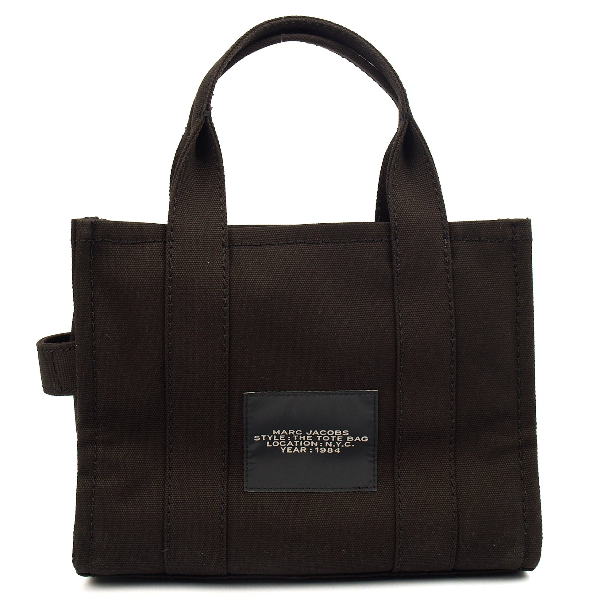 Marc Jacobs Tote The Tote Bag in Black, Fabric — Top View