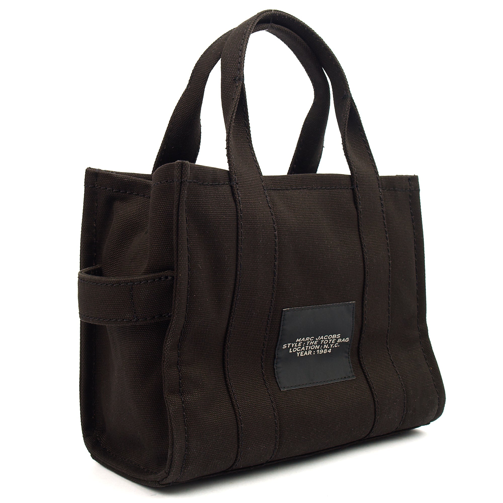 Marc Jacobs Tote The Tote Bag in Black, Fabric — Back View