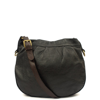 Mulberry Tote Mitzy Tote in Black, Calfskin Leather — Back View