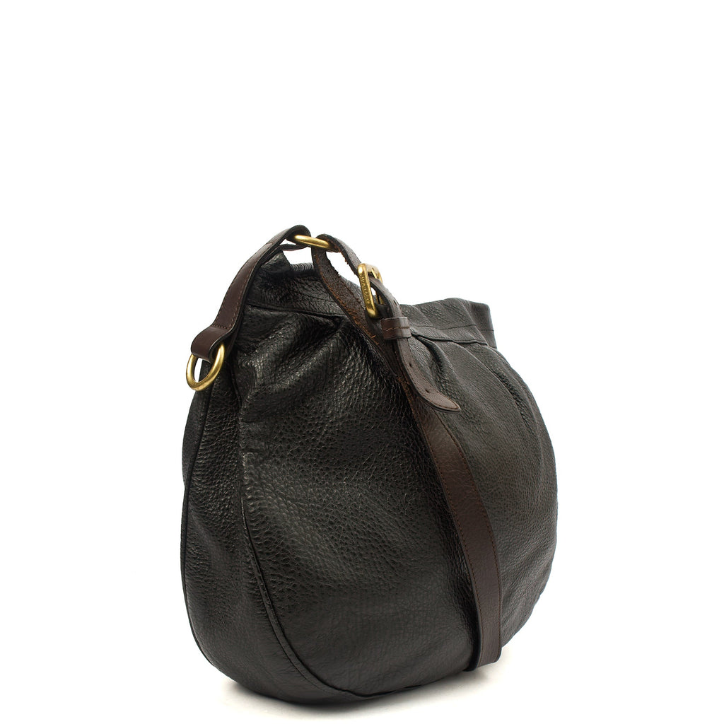 Mulberry Tote Mitzy Tote in Black, Calfskin Leather — Side View